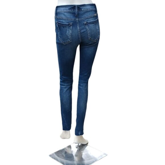 63558....Kancan Skinny Jeans Size 27, W26" 29"Inseam 8"Rise - Picture 3 of 5